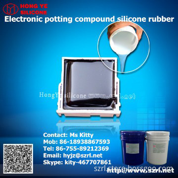 Electronic potting compound silicone rubber for LED light